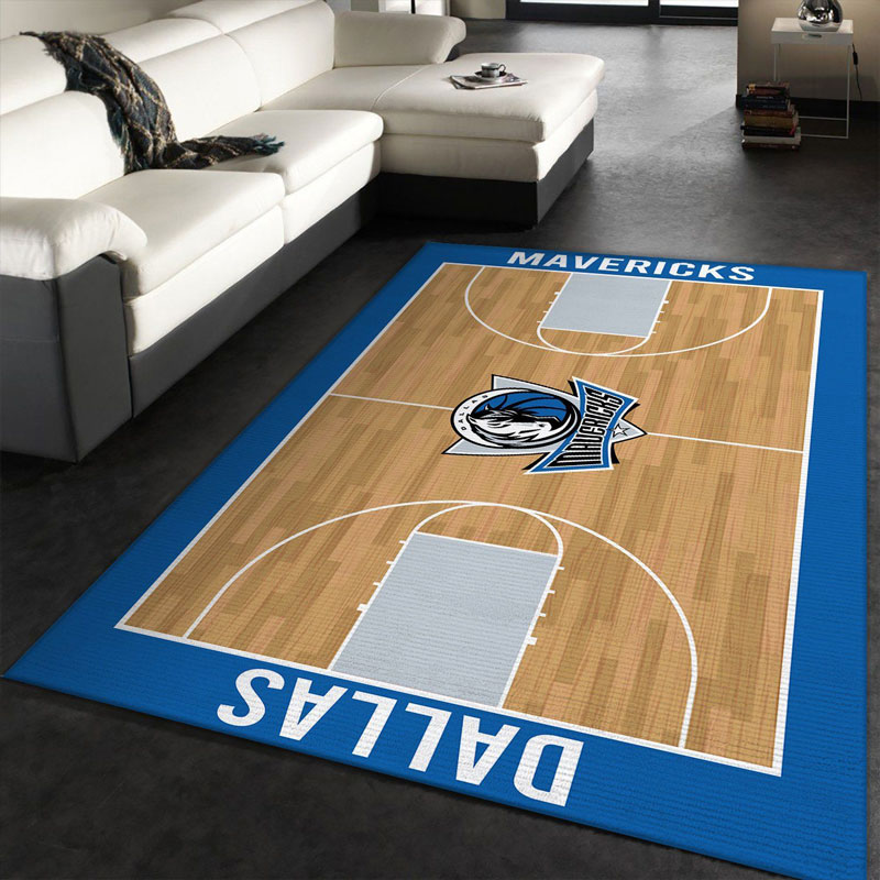 Dallas Mavericks Area Rug NBA Area Rug Living Room Rug Indoor Rug Rectangle Carpet