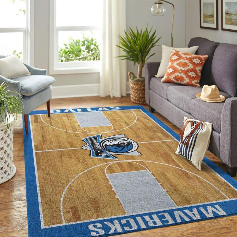 Dallas Mavericks Rug NBA Area Rug Living Room Rug Indoor Rugs Rectangle Carpet