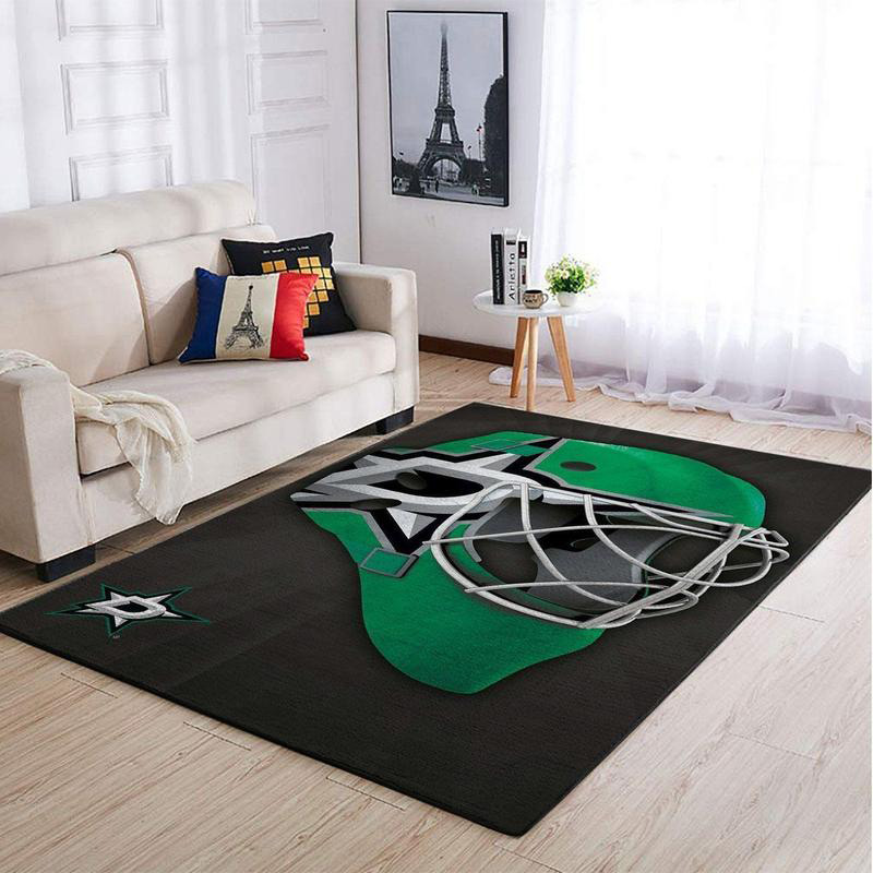 Dallas Stars Rug NHL Area Rug Bedroom Rug Indoor Rug Rectangle Carpet