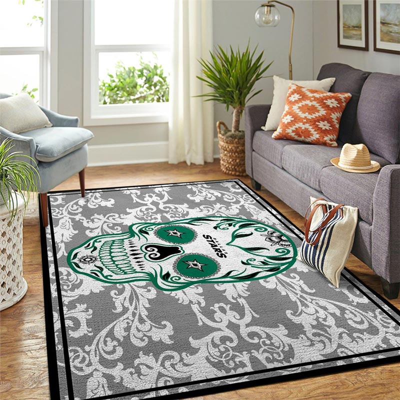 Dallas Stars Area Rug NHL Area Rug Dining Room Rugs Indoor Indoor Rugs Rectangle Carpet