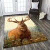 deer 19 rug living room area rug