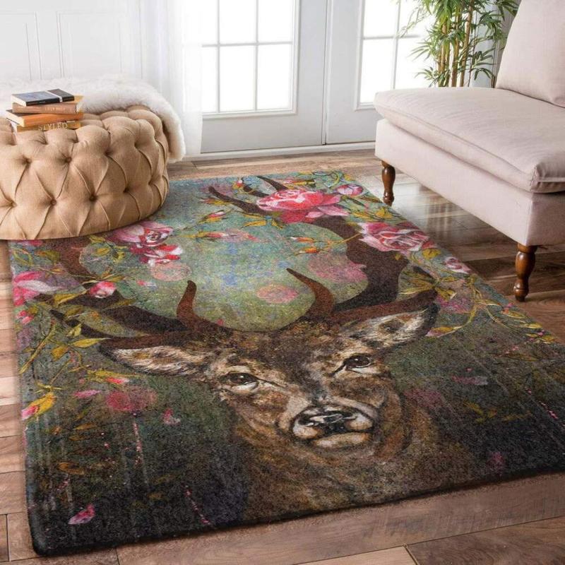 Deer 3 Rug Living Room Rug