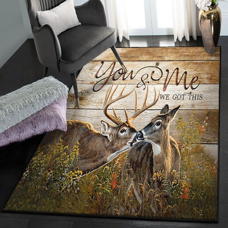 Deer Deer Hunting Indoor Carpet