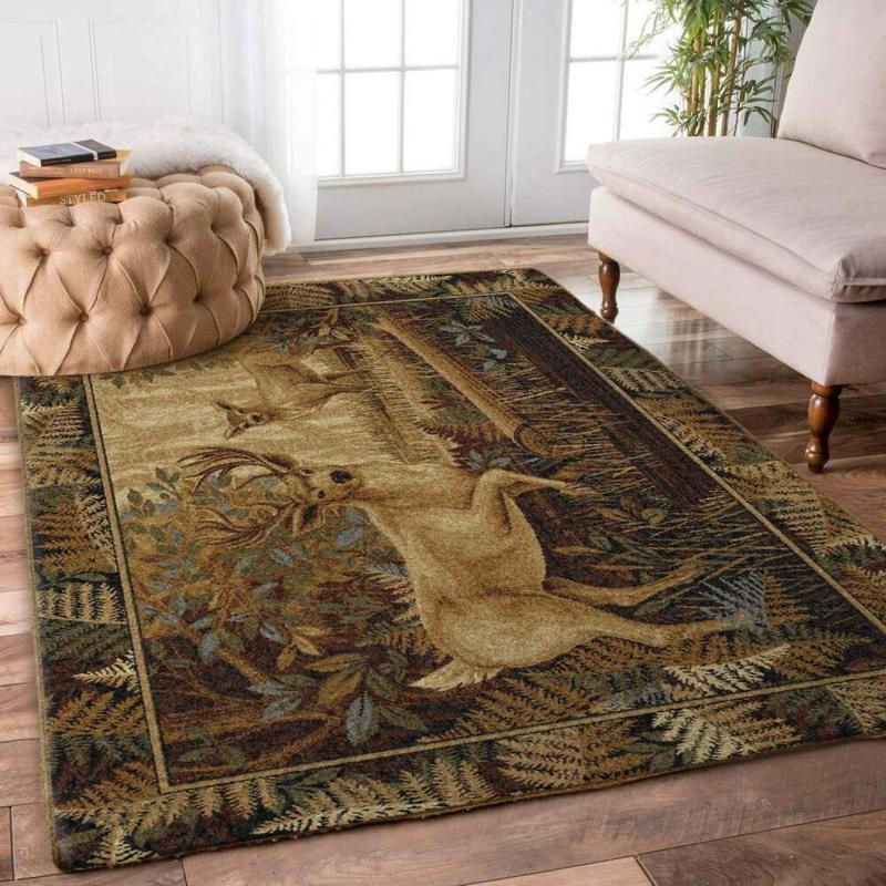 Deer Rug Living Room Rug