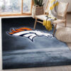 denver broncos area rug bathroom rug floor rug regtangle carpet home decor ver 559