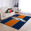 denver broncos area rug living room rug floor rug regtangle carpet home decor ver 563