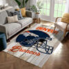 denver broncos area rug living room rug floor rug regtangle carpet home decor ver 566