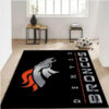 denver broncos area rug living room rug floor rug regtangle carpet home decor ver 569