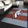 Denver Broncos Area Rug NFL Area Rug Dining Room Rug Indoor Rug Rectangle Carpet 4 denver broncos rug living room rug floor rug regtangle carpet home decor ver 605