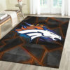 denver broncos rug living room rug floor rug regtangle carpet home decor ver 606