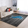 detroit lions area rug bath rug floor rug regtangle carpet home decor ver 634