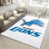 Detroit Lions Area Rug NFL Area Rug Dining Room Rug Indoor Rug Rectangle Carpet 3 detroit lions rug living room rug floor rug regtangle carpet home decor ver 659
