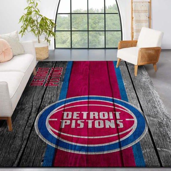 Detroit Pistons Rug NBA Area Rug Kitchen Rug Indoor Rugs Rectangle Carpet