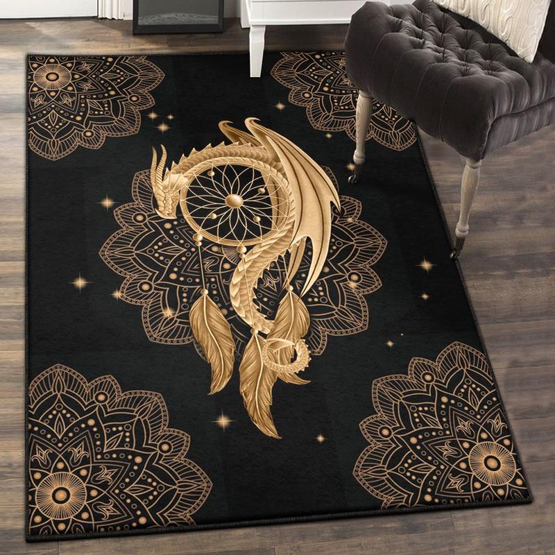 Dreamcatcher Large Living Room Rugs Dreamcatcher Dragon Rug