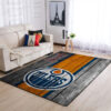 edmonton oilers rug living room carpet regtangle carpet floor decor home decor ver 143