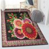 flower bouquet area rugs camellia flower rug