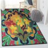 Flower Bouquet Washable 2 Area Rugs Flower Rug 3 flower bouquet washable 2 area rugs flower rug