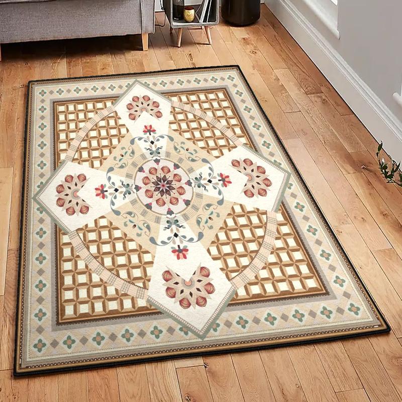 Flower Bouquet Washable Area Rugs Flower Rug