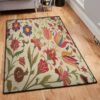 Flower Garden Washable Rugs Flower Rug 3 flower garden washable rugs flower rug