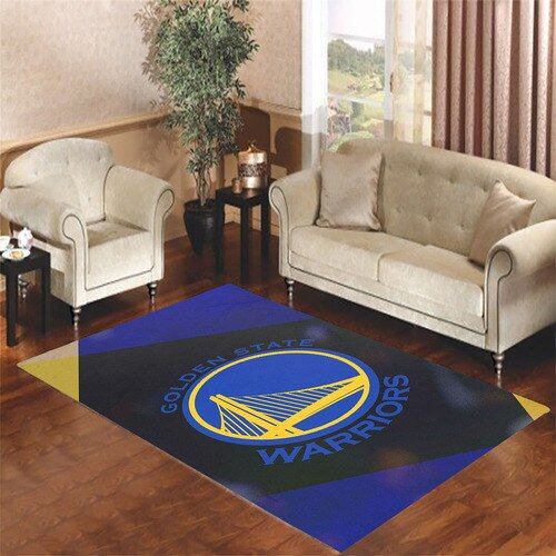Golden State Warriors Rug NBA Area Rug Dining Room Rug Indoor Rug Rectangle Carpet