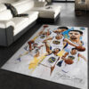 Golden State Warriors Rug NBA Area Rug Bedroom Rug Indoor Rugs Rectangle Carpet 4 golden state warriors rug living room carpet regtangle carpet floor decor home decor ver 311