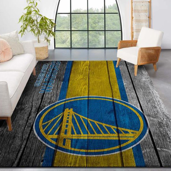 Golden State Warriors Area Rug NBA Area Rug Bathroom Rug Indoor Rugs Rectangle Carpet