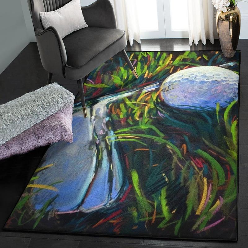 Golf Club Modern Area Rugs Golf Rug