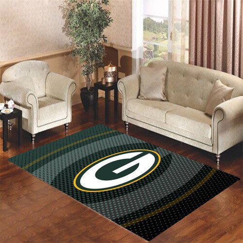 Green Bay Packers Rug NFL Area Rug Bedroom Rug Indoor Rug Rectangle Carpet