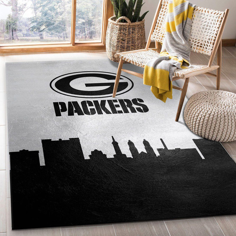 Green Bay Packers Area Rug NFL Area Rug Kitchen Rug Indoor Rugs Rectangle Carpet