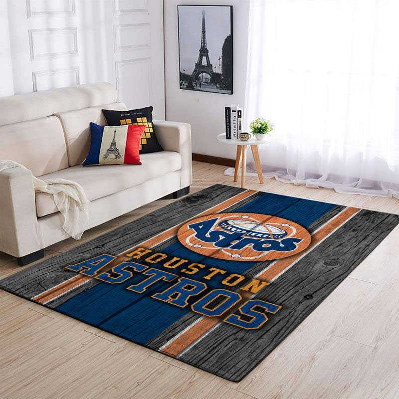 Houston Astros Rug MLB Area Rug Living Room Area Rug Indoor Indoor Rug Rectangle Carpet