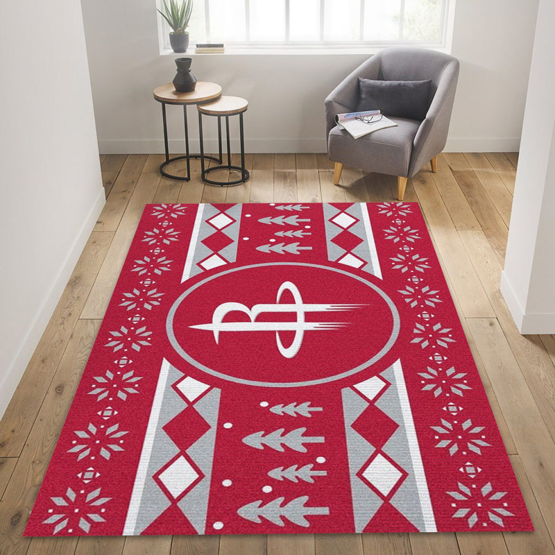 Houston Rockets Rug NBA Area Rug Kitchen Rug Indoor Rug Rectangle Carpet