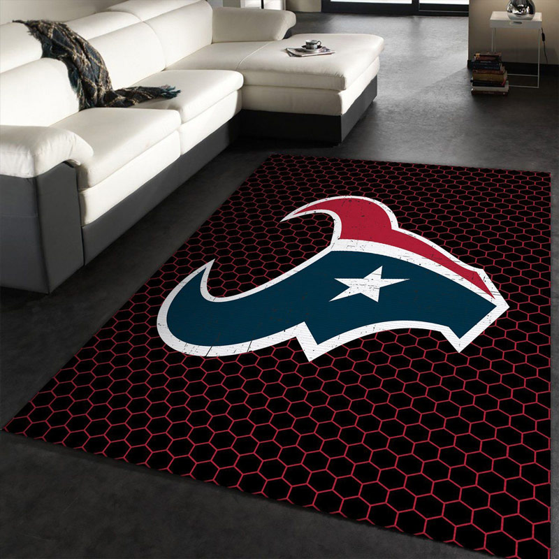 Houston Texans Area Rug NFL Area Rug Bathroom Rug Indoor Rug Rectangle Carpet