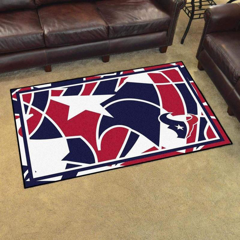 Houston Texans Rug NFL Area Rug Dining Room Rugs Indoor Rug Rectangle Carpet
