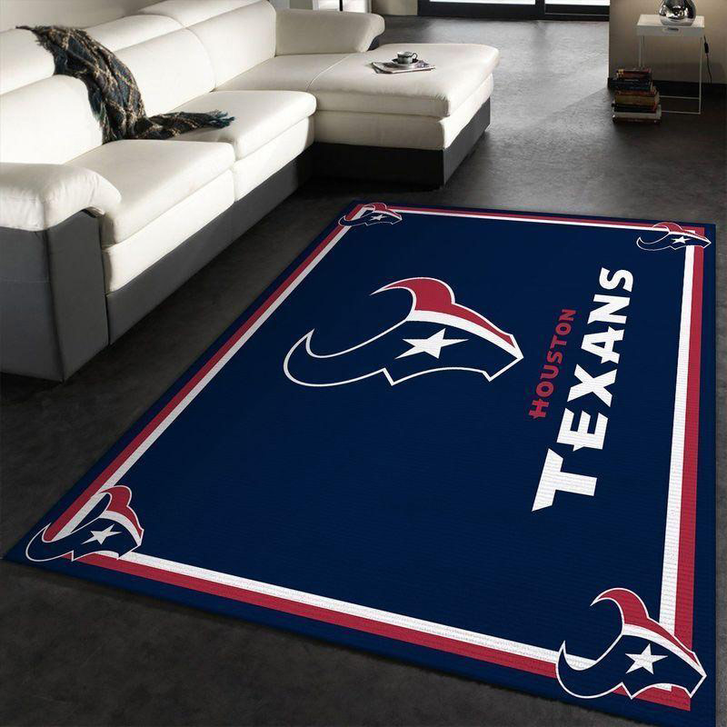 Houston Texans Area Rug NFL Area Rug Dining Room Rugs Indoor Indoor Rugs Rectangle Carpet