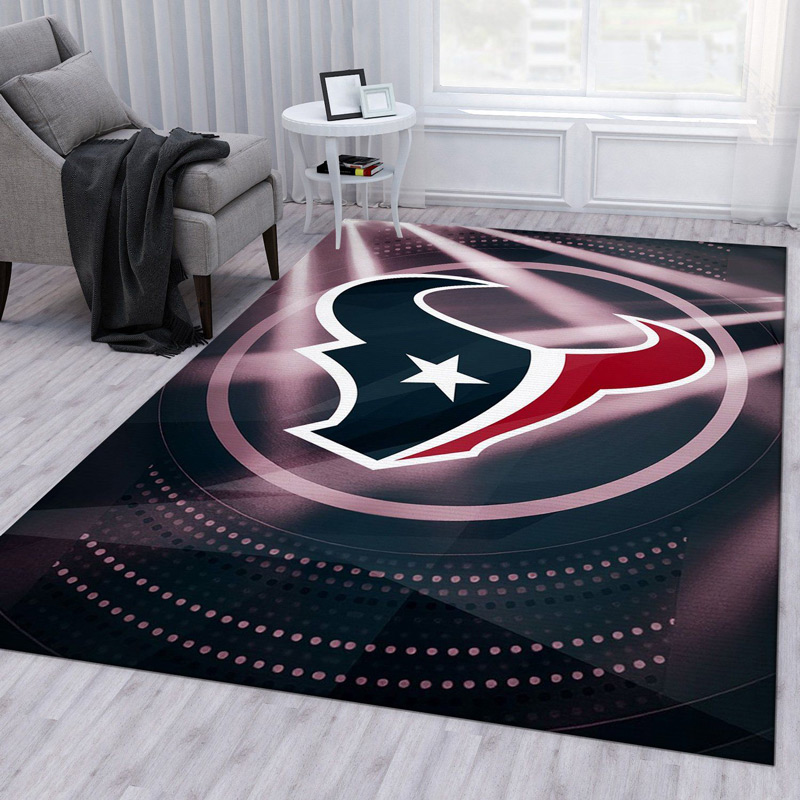 Houston Texans Rug NFL Area Rug Bedroom Rug Indoor Indoor Rug Rectangle Carpet