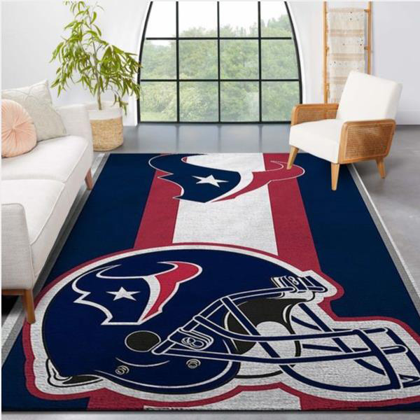 Houston Texans Area Rug NFL Area Rug Bedroom Area Rug Indoor Rugs Rectangle Carpet