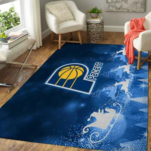 Indiana Pacers Rug NBA Area Rug Bathroom Rugs Indoor Indoor Rugs Rectangle Carpet