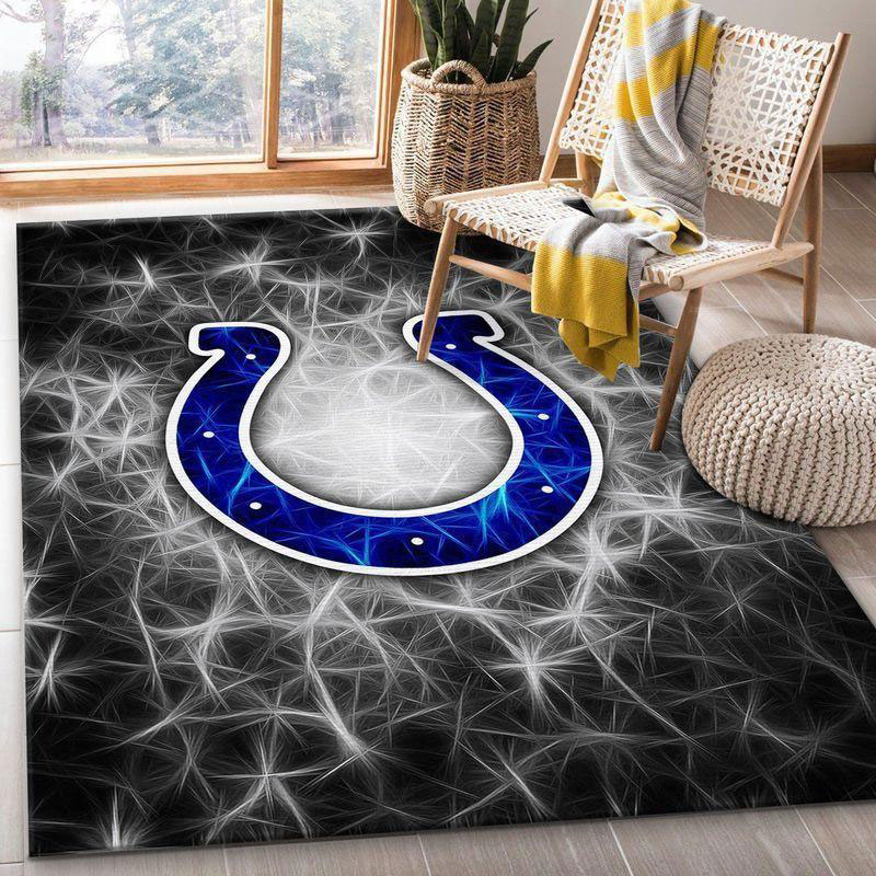 Indianapolis Colts Rug NFL Area Rug Living Room Rug Indoor Rug Rectangle Carpet