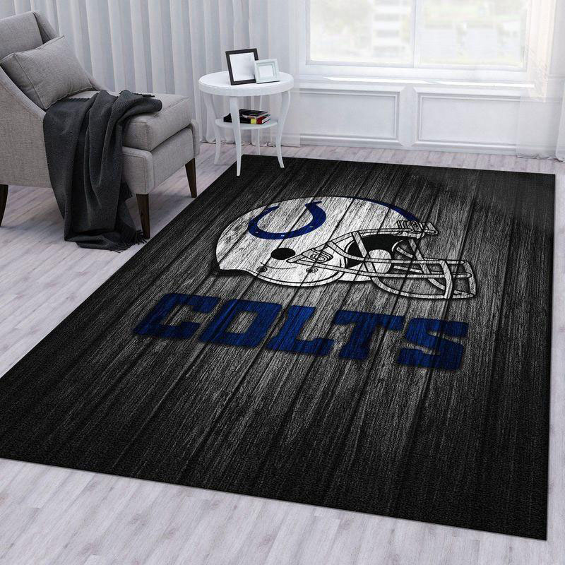 Indianapolis Colts Rug NFL Area Rug Bedroom Rug Indoor Indoor Rug Rectangle Carpet