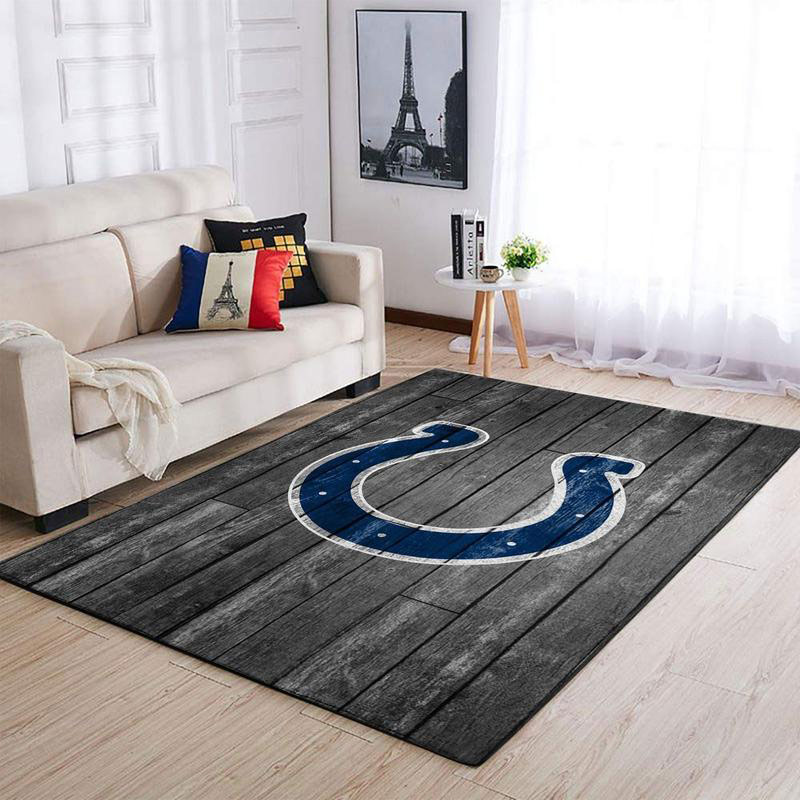 Indianapolis Colts Rug NFL Area Rug Bathroom Rugs Indoor Rugs Rectangle Carpet