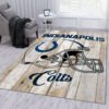 Indianapolis Colts Area Rug NFL Area Rug Dining Room Rug Indoor Rugs Rectangle Carpet 3 indianapolis colts rug bathroom rug floor rug regtangle carpet home decor ver 872