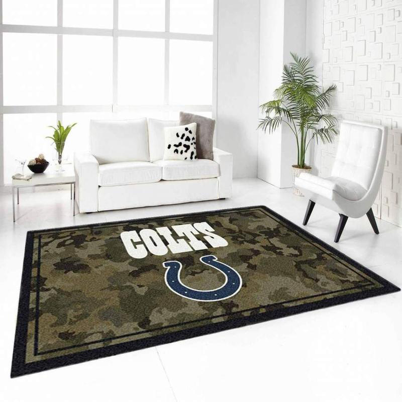 Indianapolis Colts Rug NFL Area Rug Bathroom Rugs Indoor Rugs Rectangle Carpet