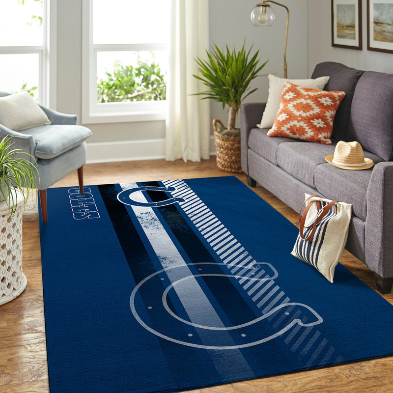 Indianapolis Colts Rug NFL Area Rug Bedroom Rug Indoor Rug Rectangle Carpet