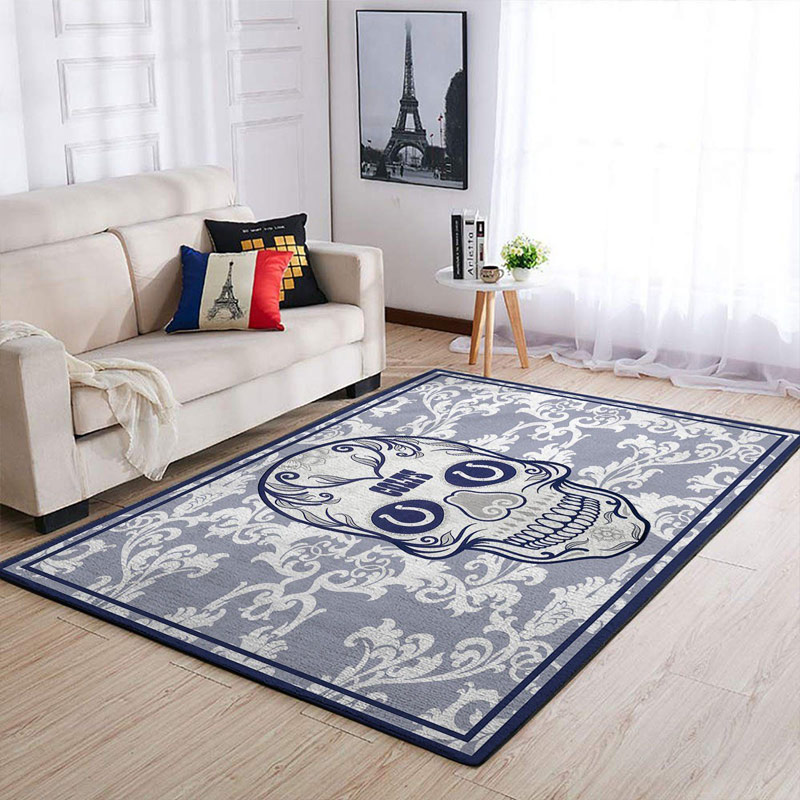 Indianapolis Colts Rug NFL Area Rug Bathroom Rugs Indoor Indoor Rugs Rectangle Carpet