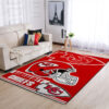 kansas city chiefs area rug bath rug floor rug regtangle carpet home decor ver 946