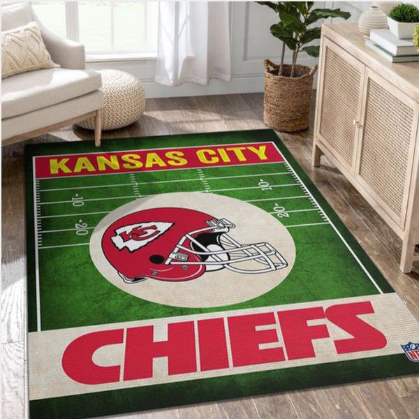 Kansas City Chiefs Area Rug NFL Area Rug Dining Room Rugs Indoor Indoor Rugs Rectangle Carpet
