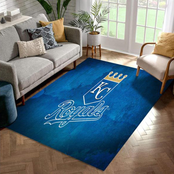 Kansas City Royals Area Rug MLB Area Rug Bathroom Rugs Indoor Rugs Rectangle Carpet