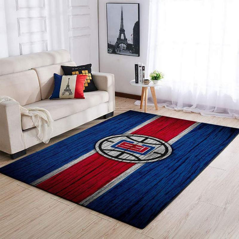 La Clippers Rug NBA Area Rug Dining Room Rugs Indoor Rug Rectangle Carpet