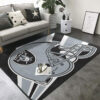 Las Vegas Raiders Area Rug NFL Area Rug Bedroom Rug Indoor Rug Rectangle Carpet 4 las vegas raiders area rug oakland raiders carpet living room rug floor rug regtangle carpet home decor ver 1010
