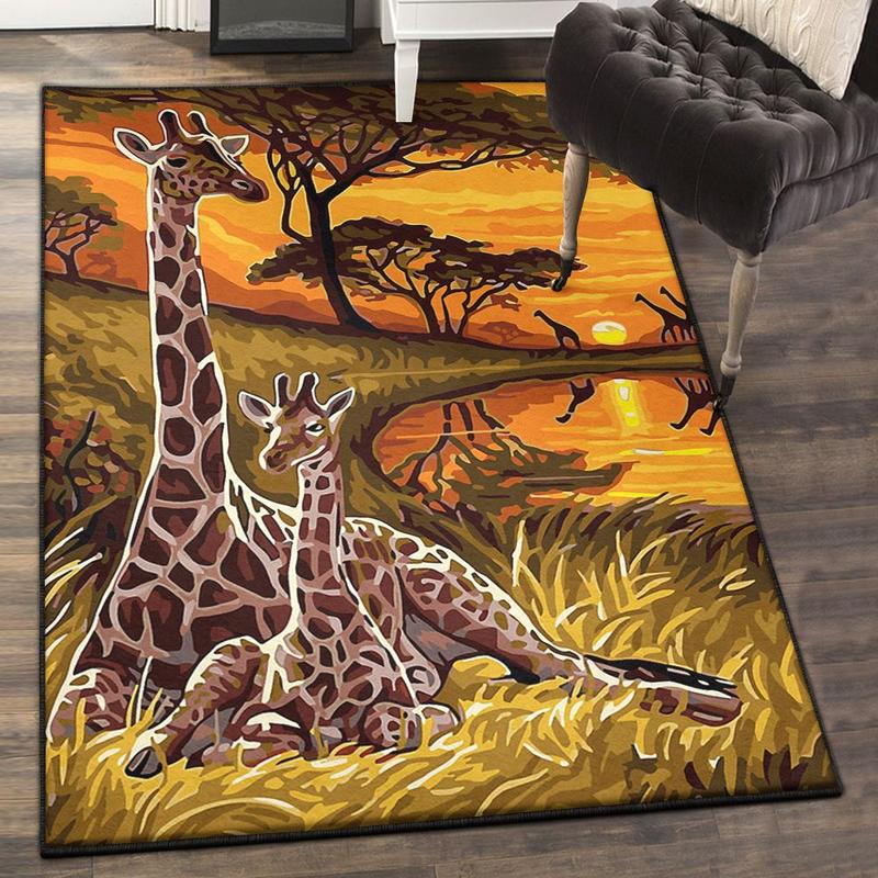 Little Giraffe Art Deco Rug Giraffe Rug